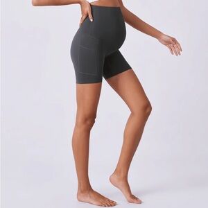 **NWOT** Lahloya ComfortCloud Maternity Biker Shorts